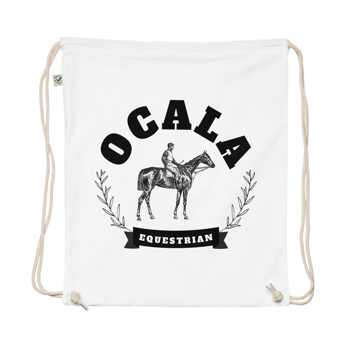 Ocala Equestrian Organic cotton drawstring bag
