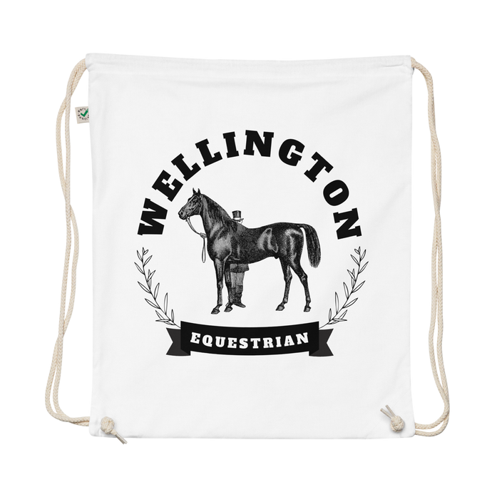 Wellington Equestrian Organic cotton drawstring bag