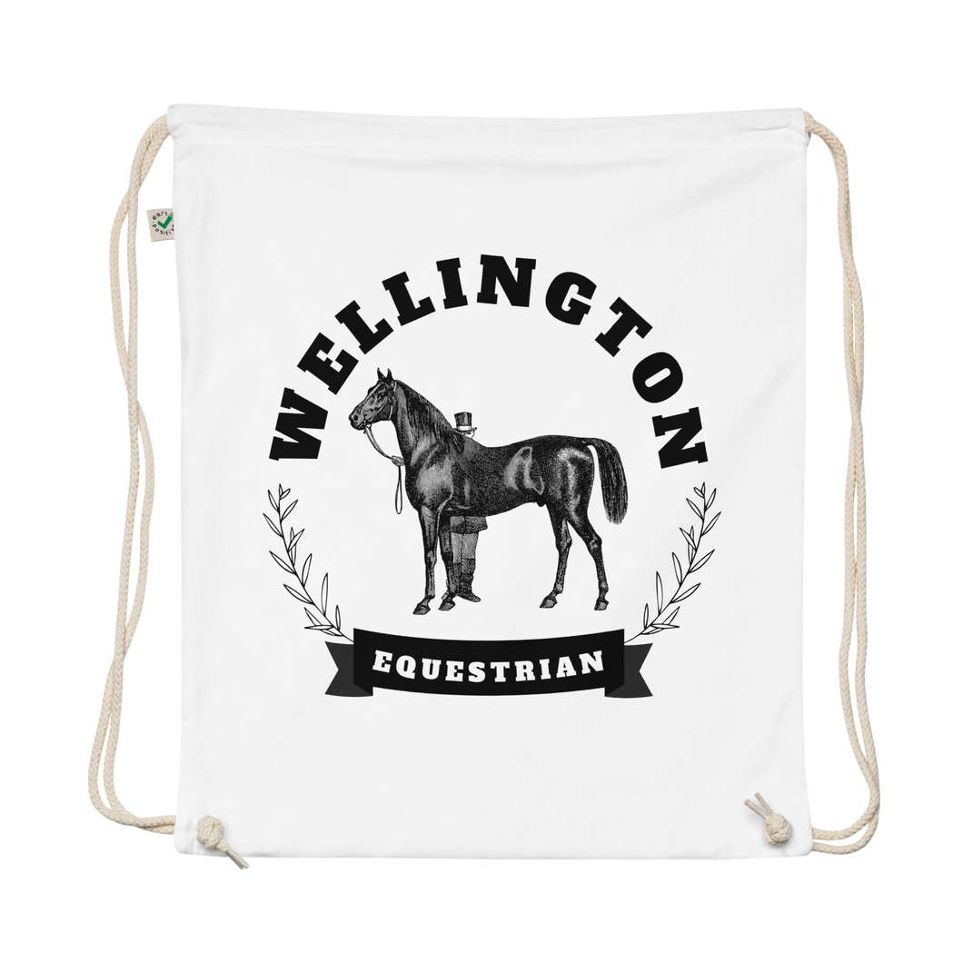 Wellington Equestrian Organic cotton drawstring bag