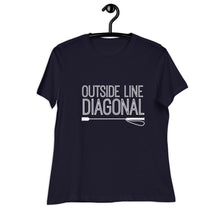 Outside Line Diagonal Women's Relaxed T-Shirt