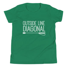Outside Line Diagonal Youth Short Sleeve T-Shirt