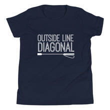 Outside Line Diagonal Youth Short Sleeve T-Shirt